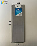 En 166mm Boy 515mm Tek Tırnaklı Aspratör Filtresi