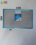 Esty Uyumlu Davlumbaz Filtresi 44X28 CM Arka Ara 10CM Aspiratör Filtresi