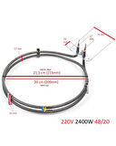 Altus Uyumlu AL520 Turbo Fırın Rezistansı 462900010 2400 W Ölçülere Dikkat Ediniz