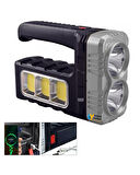 El Feneri Projektör Solar Şarjlı Cob LED 7702-A