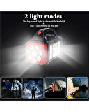 Güneş Enerjili Usb Girişli Powerbank Özellikli 3 Taraflı El Feneri Acil Durum RC-1678