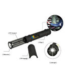 Led El Feneri Pilli Mıknatıslı 3 Fonksiyonlu Süper Ikaz Işığı 170mm Uzunluğunda Acil Durum Feneri