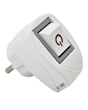 Topraklı Erkek Fiş (Işıklı Anahtarlı)