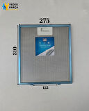 Siemens: LC656WB30B | 275x310 mm | Aspiratör & Davlumbaz Tel Yağ Filtresi | Model: 00671155 | 27,5x31 mm