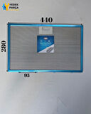 Teka: TDG160 | CRISTAL | 440x280 mm | Aspiratör & Davlumbaz Tel Yağ Filtresi | Model: 81455031 | 44x28 cm