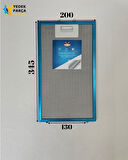 Altus: ALA540W | 200x345 mm | Aspiratör & Davlumbaz Tel Yağ Filtresi | Model: 11010157 - 9197059799 | 20x34,5 cm