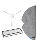 Xiaomi Uyumlu Mi Robot vakum 2 Pro + Robot Süpürge Hepa Filtre Yan Fırça Mop Bez