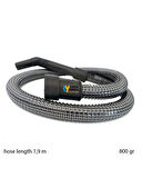 Arnica Uyumlu Bora 5000 Elektrikli Süpürge Çelik Telli Hortumu Emici Başlık Teleskopik Boru