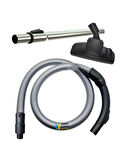 Karaca Uyumlu Toz Torbalı Süpürge Antrasit Dayanıklı Hortumu Başlığı Borusu