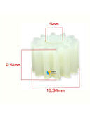 Fakir Uyumlu Versa Blender Hazne Kapağı Küçük Mil Dişlisi - Kısa Mile Takılan