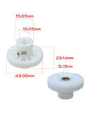 Tefal Uyumlu MasterBlend Activflow Pro Blender Hazne Kapağı Büyük Bıçak Dişlisi (Çıkış Dişlisi)