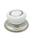 Tencere Kapak Tepesi Tava Sahan Kapağı Kulbu 1 Adet Beyaz