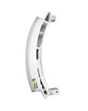 Bosch Uyumlu WAS2844A Çamaşır Makinesi Logix Kapak Mandal Tutamağı BEYAZ