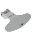 Beko Uyumlu WMB81243L Çamaşır Makinesi Kapak Mandalı Tutamak TİP 1 GRİ