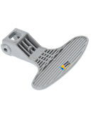 Beko Uyumlu WMB81243L Çamaşır Makinesi Kapak Mandalı Tutamak TİP 1 GRİ