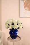  Beyaz Yapay  Ortanca Çiçeği Tek Dal Premium Canlı Islak Dokulu  68 cm