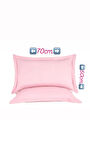 %100 COTTON PEMBE YASTIK KILIFI (2 ADET)