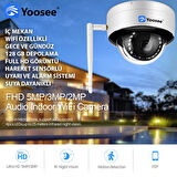 Yoosee 2 Megapiksel HD 1920x1080 Dome Güvenlik Kamerası
