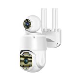 Çift Lens PTZ Wifi güvenlik IP kamera hızlı Dome açık otomatik izleme  gece görüşlü