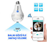 Yoosee 2 Megapiksel Full HD Ampul Güvenlik Kamerası