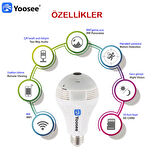 Yoosee 2 Megapiksel Full HD Ampul Güvenlik Kamerası