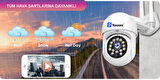 5MP Wifi IP kameralar açık 1080P gözetim PTZ kamera güvenlik koruma CCTV otomatik izleme gece görüş İki yönlü ses