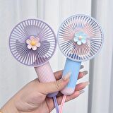 Mini Sevimli Taşınabilir 3 Kademeli El Fanı Usb Soğutucu Vantilatör