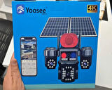 YOOSEE 4G PRO 16MP SİM KARTLI ÇİFT SOLAR PANELLİ KAMERA