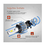 Led Xenon 9005 Şimşek Etkili Led Xenon 60 W 10800 Lumen