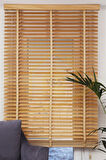 Wooden Blinds %100 Doğal Ahşap Jaluzi Perde 50mm,Alüminyum Kasalı Yüksek Kaliteli - Açık Meşe