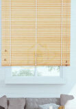 Wooden Blinds %100 Doğal Ahşap Jaluzi Perde 50mm,Alüminyum Kasalı Yüksek Kaliteli - Açık Meşe