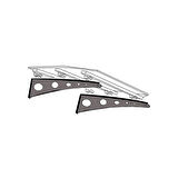 Lazer Kesim Metal Ayak 10 mm Levhalı Pratik Sundurma Kanopi 100x100 cm Modern Model