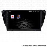 Araç Multimedya Skoda Superb Android 12 Carplay 4Gb Ram + 64Gb Hdd 2015-2020 Navigasyon Ekran MYW