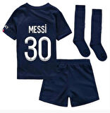 Psg Messi Lacivert 3 Lü Set Çocuk Forması Sezon Forma