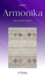 Royal Halı Armonika YT04A Krem Multi Antialerjik Yumuşak Dokulu Modern Etnik Halı