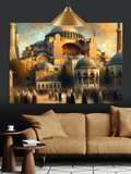 Ayasofya Cami Dekoratif Kanvas - Mdf Ahşap Tablo