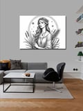 Kanvas Tablo Başak Burcu 50cmx70cm