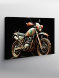 Kanvas Tablo Vintage Motosiklet Tasarımı 100cmx140cm