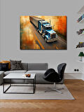 Kanvas Tablo Modern Tır Tasarımı 100cmx140cm