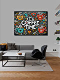 Kanvas Tablo Kahve Zamanı Posteri