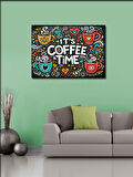 Kanvas Tablo Kahve Zamanı Posteri