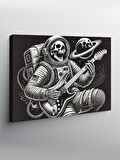 Kanvas Tablo Astronot Rock Yıldızı
