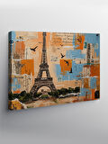 Kanvas Tablo Paris Ve Geometrik Sanat