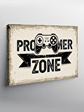 Kanvas Tablo Pro Gamer Zone: Oyun Teması