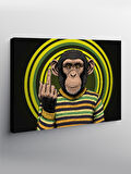 Kanvas Tablo Maymunun İsyanı: Çizgi Ve Mizah