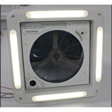 28 X 28 Cm Fanlı Tavan Havalandırması Heki - Led Aydınlatmalı Yatek Karavan Tekne