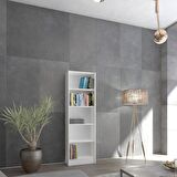 Yeti Mobilya FLAT56 KİTAPLIK KÜTÜPHANE ÇOK AMAÇLI DOLAP