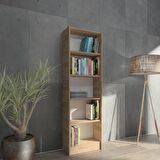 Yeti Mobilya FLAT56 KİTAPLIK KÜTÜPHANE ÇOK AMAÇLI DOLAP