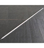 EKONOMİ DÜNYASI KROM İNCE YASSI ŞİŞ KUŞBAŞI ŞİŞİ 10 ADET UZUNLUK 45 CM ENİ 0.5CM KALINLIK 1.5 ML.