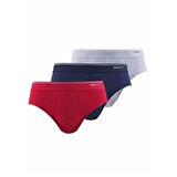 Erkek Pamuklu 3lü Boxer Slip 9672
